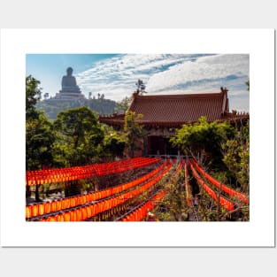 Po Lin Monastery, Lantau Island, Hong Kong Posters and Art